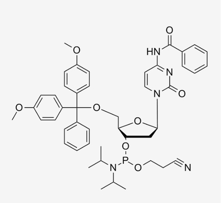 N4-Benzoyl-2'-Deoxy-5'-O-DMT-Cytidine 3'-CE cy3 Nucleoside Phosphoramidite powder CAS 102212-98-6