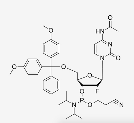 5'-O-DMT-N4-Acetyl-2'-Fluoro-2'-Deoxy-Cytidine Modified Nucleotides CAS 159414-99-0