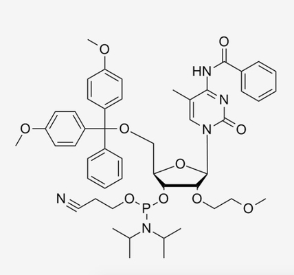 5'-O--N4-Benzoyl-5-Methy-2'-O-(2-ethyl)Cytidine 3'-CE Modified Nucleotides Powder CAS 163759-94-2