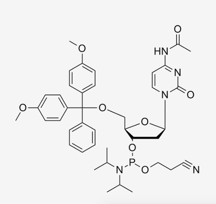 5'-O--N4-Acetyl-2'-Deoxycytidine Modified Nucleotides 3'-CE Phosphoramidite DNA Synthesis C41H50N5O8P CAS 154110-40-4